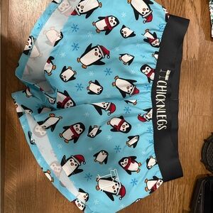 Women's Blue Penguin Athletic Shorts